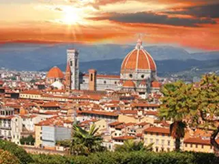 Piazzale Michelangelo in Florence, Italy