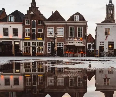 Canal in the Netherlands