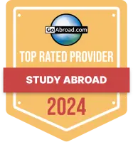 GoAbroad Top Rated Provider 2024 - Study Abroad