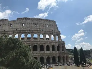 The Colosseum in Italy