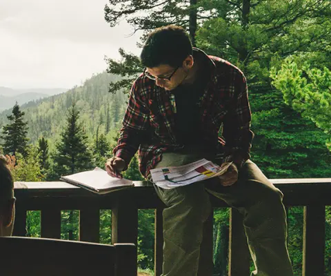 studying in the wilderness