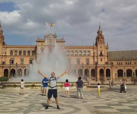 Plaza de Espana in Seville, Spain